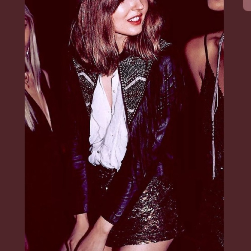 RESERVED ✨ Free People Cleobella Leather Jacket